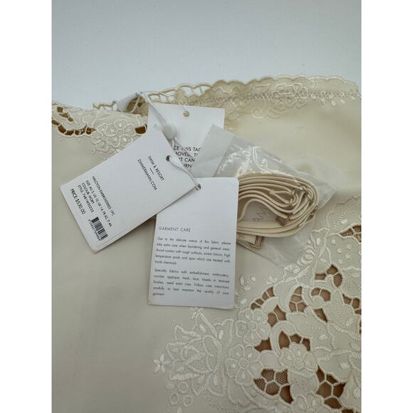 Zimmermann Cream Lace Detail One Piece Swimsuit - Picture 8 of 14